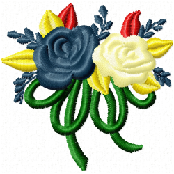 Flowers And Tree Embroidery Design 12 Flowers And Tree Embroidery Design 12